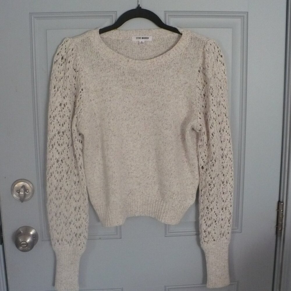 Ladies Steve Madden Cropped Knit Sweater Size S